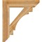 Ekena Millwork Merced Slat Rough Sawn Bracket, Western Red Cedar, 6"W x 32"D x 36"H BKT06X32X36MRC06RWR - alternate 3
